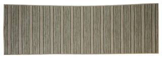 Thumbnail 1: Laura Ashley Clementine Stripe 2x6 Green Runner Rug 
