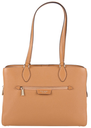Thumbnail 1: KATE SPADE Hudson Pebble Leather Tote Bag 
