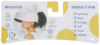 Thumbnail 2: REEL LEGENDS Women's Palm Print Sunblocker Cap 