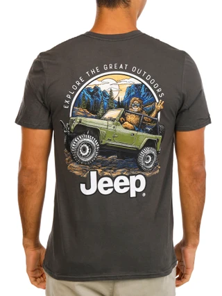 Thumbnail 1: Jedco Men's Short Sleeve Graphic Logo Tee 