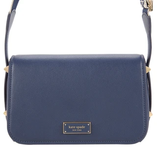 Thumbnail 1: KATE SPADE Liv Pebble Leather Webbed Strap Crossbody Bag 