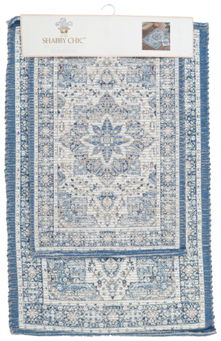 Thumbnail 1: SHABBY CHIC 2 Pc Printed Accent Rugs Set 