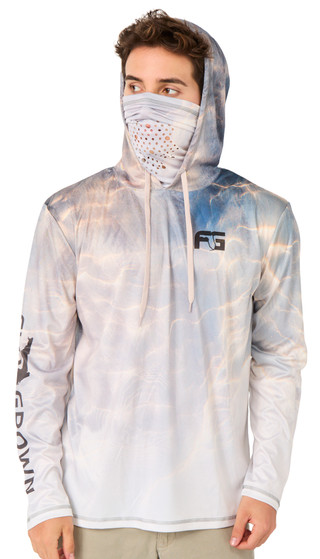 Thumbnail 1: FloGrown Men's Long Sleeve Printed Hoodie Shirt 