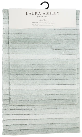 Thumbnail 1: Laura Ashley 2 Pc Bath Rug Set 