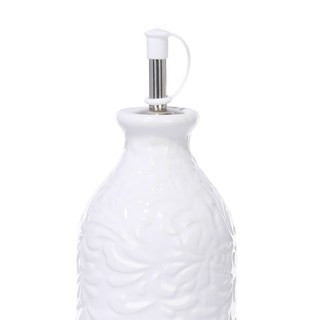 Thumbnail 2: 10 Strawberry Street Embossed Floral Oil Cruet 20oz 
