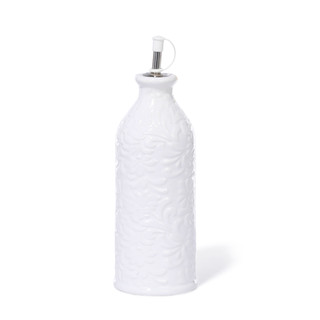 Thumbnail 1: 10 Strawberry Street Embossed Floral Oil Cruet 20oz 