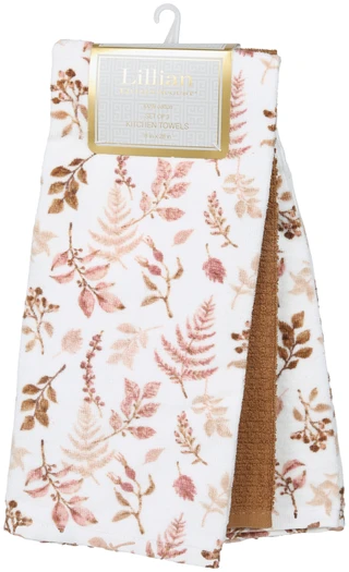 Thumbnail 1: LILLIAN AUGUST 3 Pk Fall Kitchen Towels Set 