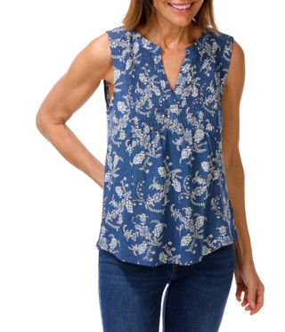 Thumbnail 1: Lucky Brand Women's Sleeveless Floral Top  