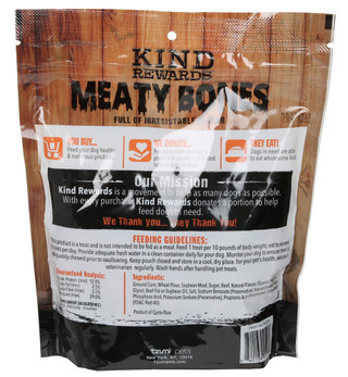 Thumbnail 2: Kind Rewards 20 oz Real Meat Meaty Bones Dog Treats 