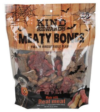 Thumbnail 1: Kind Rewards 20 oz Real Meat Meaty Bones Dog Treats 