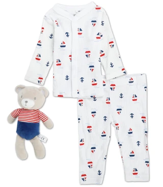 Thumbnail 1: DREAMGRO Baby Boys 3 Pc Pajama Pants Set 