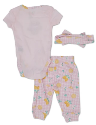 Thumbnail 2: Baby Gear Baby Girls 3 Pc Pants Set  