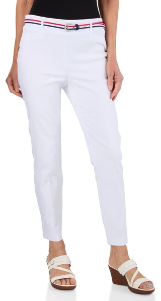 Thumbnail 1: Soho Women's Solid Ankle Pants  