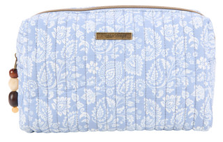 Thumbnail 1: Revive Vintage Quilted Paisley Print Cosmetic Bag 