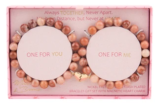 Thumbnail 1: Mulberry & Broome 2 Pc Beaded Magnetic Charm Bracelets  