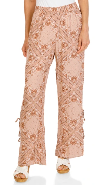 Thumbnail 1: Liberty Love Juniors Paisley Print Pants  
