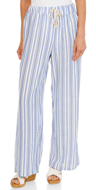Thumbnail 1: Liberty Love Juniors Stripe Print Pants 