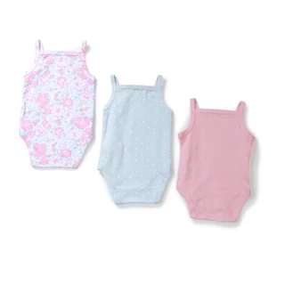 Thumbnail 2: Chick Pea Baby Girls 3 Pk Tank Creepers  