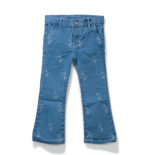 Thumbnail 1: Baby Phat Little Girls Logo Flare Jeans  
