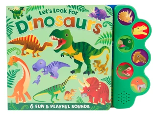 Thumbnail 1: 6 Sound Look For Dinosaurs Book  