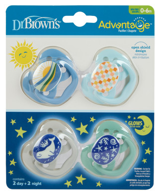 Thumbnail 1: Dr. Brown's 2 Day & 2 Night Open Shield Pacifier  