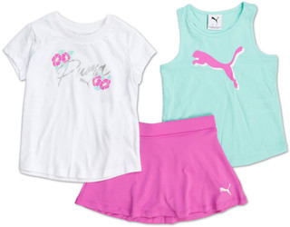 Thumbnail 1: Puma Little Girls 3 Pc Skort Set 