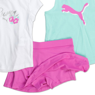 Thumbnail 2: Puma Little Girls 3 Pc Skort Set 