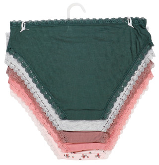 Thumbnail 2: Laura Ashley Women's 5 Pk Bikini Panties 
