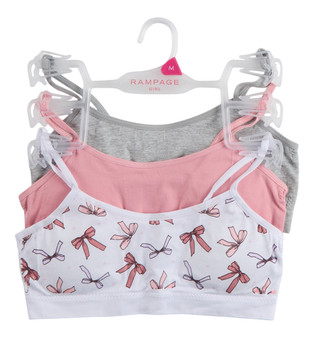 Thumbnail 1: Rampage Girls 3 Pk Seamless Bralettes 