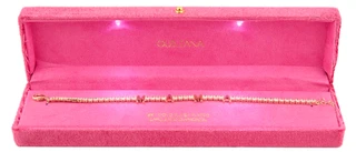 Thumbnail 1: Mulberry & Broome 14k Flash Plated MAMA Diamond Bracelet 