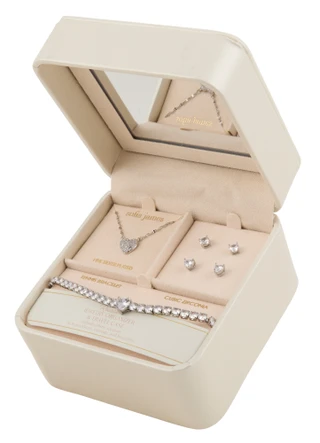 Thumbnail 1: Mulberry & Broome 4 Pc Necklace, Bracelet & Earrings Set 