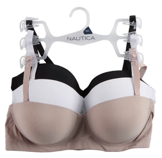 Thumbnail 1: Nautica Women's 3 Pk Underwire Bras  