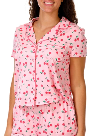 Thumbnail 2: Joe Boxer Juniors 2 Pc Sleepwear Shorts Set  