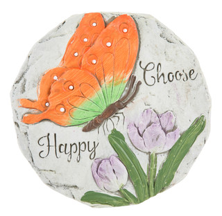 Thumbnail 1: JD YEATTS 10 in Butterfly Stepping Garden Stone  
