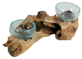Thumbnail 2: Contrast 10 in Drift Wood Candle Holder  