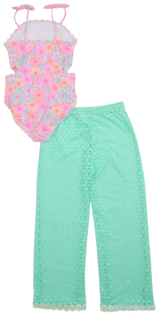 Thumbnail 2: BMAGICAL Girls 2 Pc Swimsuit Set 