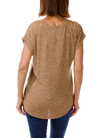Thumbnail 2: Tru Self Women's Harvest Pumpkin Top  