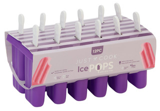 Thumbnail 1: Just Cooks 12 Pc Silicone Popsicle Molds  