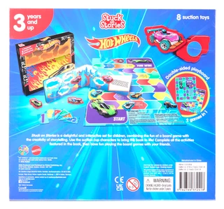 Thumbnail 2: Hot Wheels Stuck On Stories Children's Book w/ Toys  