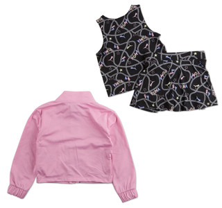 Thumbnail 2: Puma Little Girls Active 3 Pc Skort Set  