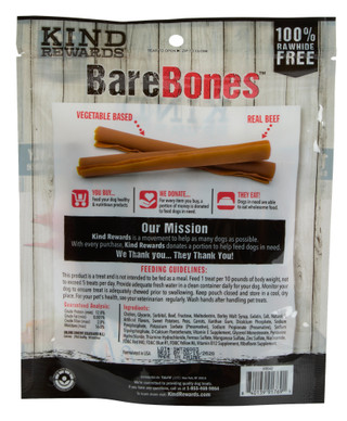 Thumbnail 2: Kind Rewards 12 Pk Bare Bones Beef Chews  
