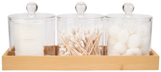 Thumbnail 1: YAFA 3 Section Organizer w/ Bamboo Tray 