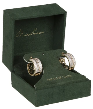 Thumbnail 1: MIA SERINE Fine Silver Plated Earrings  