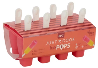 Thumbnail 1: Just Cooks 8 Pc Silicone Popsicle Molds 