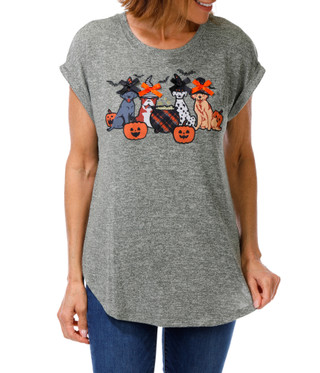 Thumbnail 1: Tru Self Women's Halloween Top  