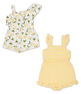 Thumbnail 2: Jessica Simpson Toddler Girls 2 Pk Rompers  