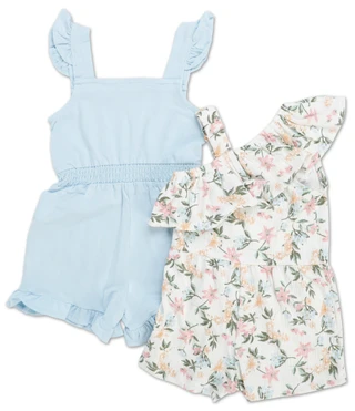 Thumbnail 2: Jessica Simpson Toddler Girls 2 Pk Rompers  