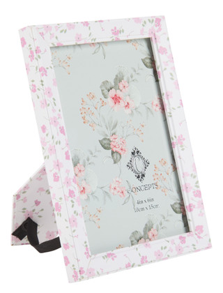 Thumbnail 1: CONCEPTS IN TIME 4x6 Floral Photo Frame  
