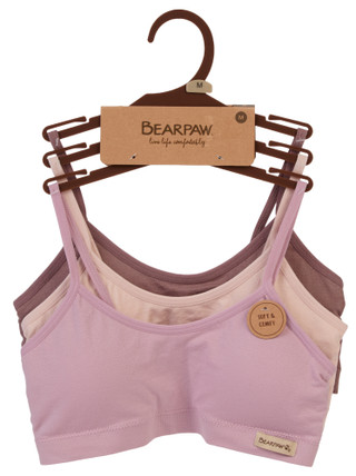 Thumbnail 1: BEARPAW Girls 3 Pk Seamless Bras  