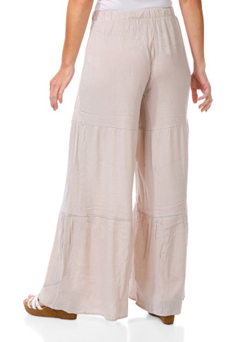 Thumbnail 2: DISCREET Women's Solid Wide Leg Pants  